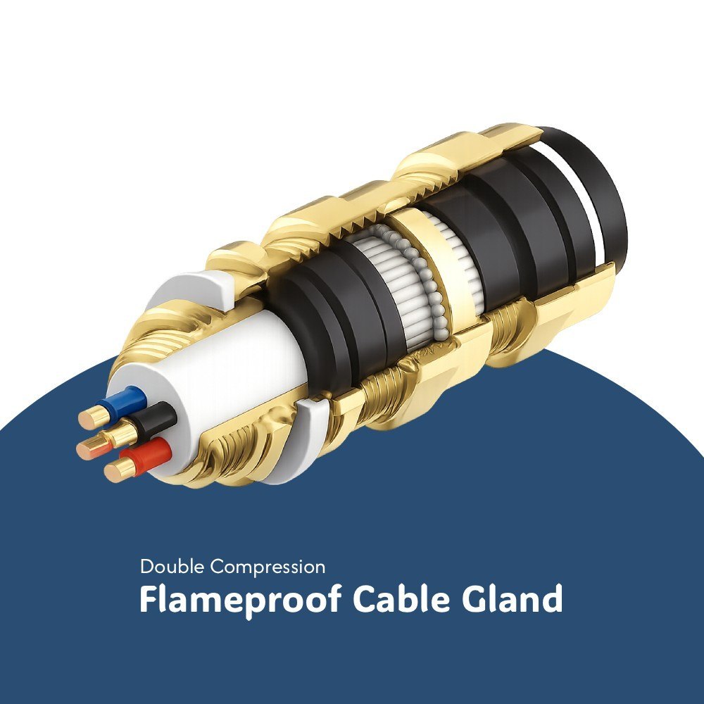 Double Compression Flame Proof Cable Glands - Image 2
